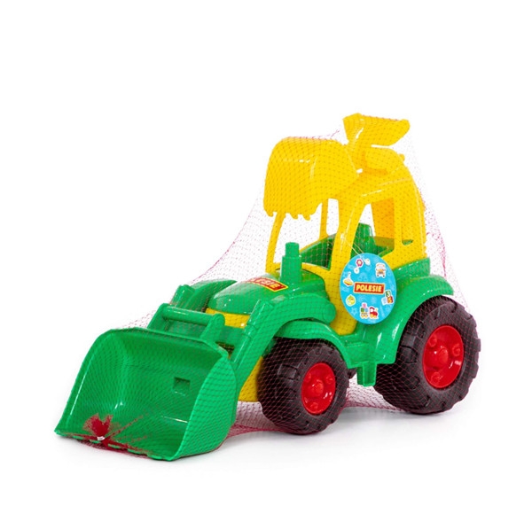 Traktor s nakladačom a bagrom