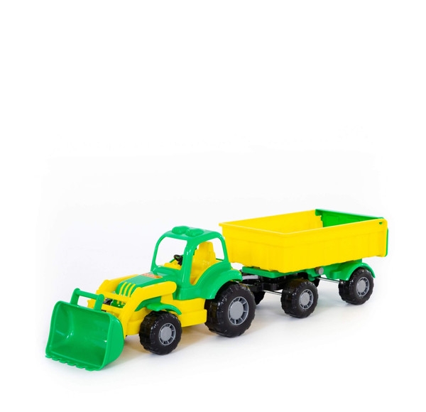 Traktor Wader nakladač s prívesom Macher