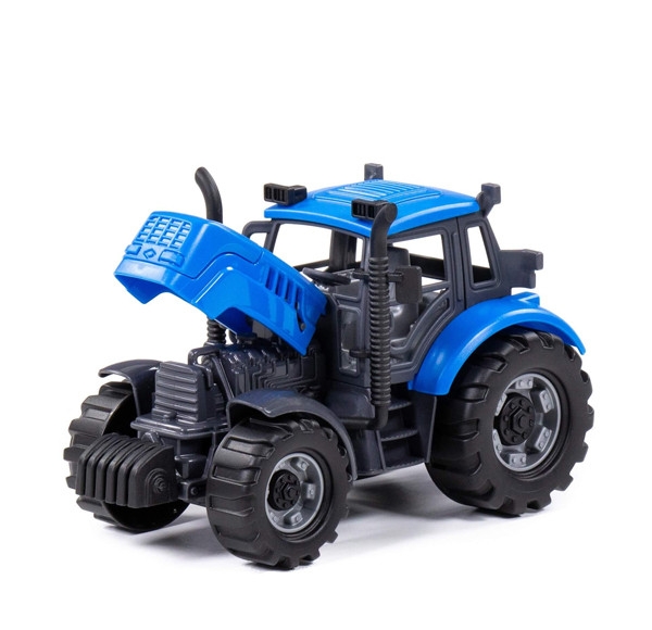 Traktor Progress modrý