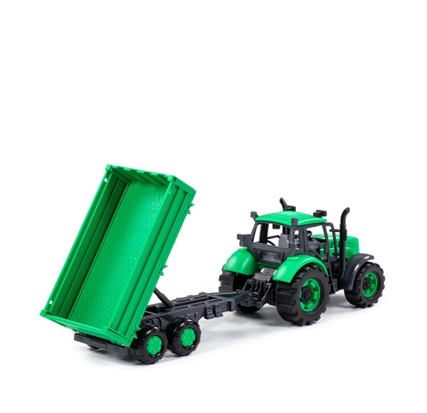 Traktor Progress na zotrvačník zelený