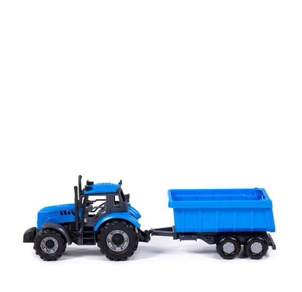 Traktor Progress na zotrvačník modrý