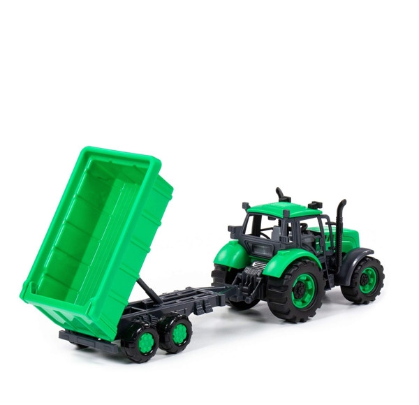 Traktor Progress na zotrvačník zelený