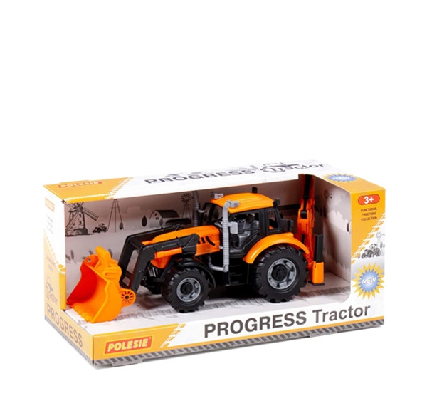 Traktor Progress s bagrom